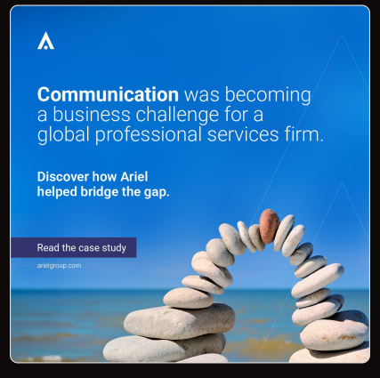 Ariel LinkedIn post