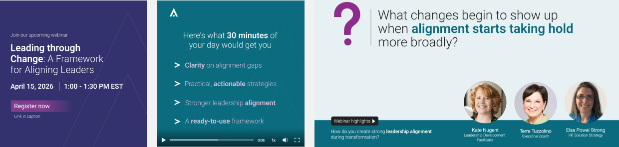 Webinar campaign creatives