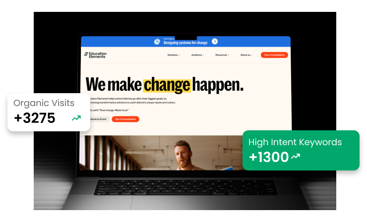 Education Elements mockup